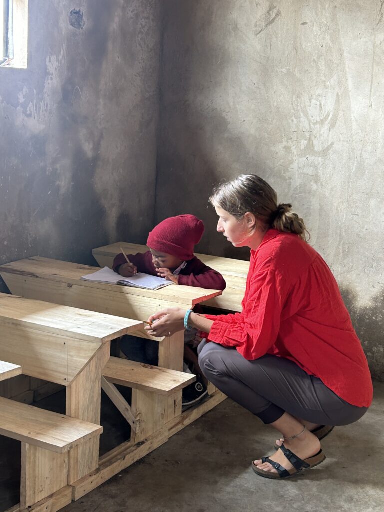 teaching volunteer in Tanzania